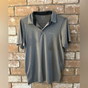 Columbia Men's Gray Polo Shirt. Size Small.